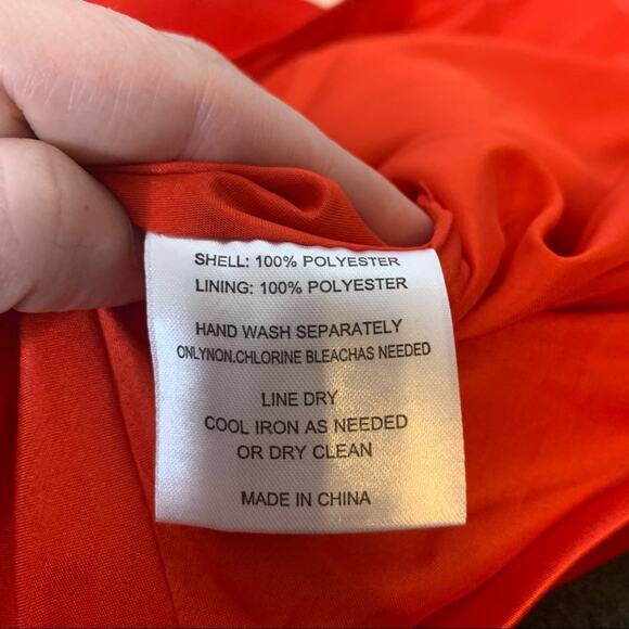 NWT Lan Ting Bride mother of the bride ruby dress - Picture 6 of 7